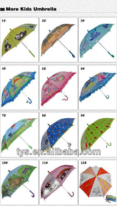 kids straight custom animal umbrella,manual open cute animal umbrella with ear