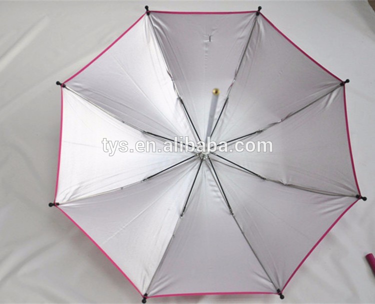 UV Coating Trolley Buggy Stroller Car Sunshade Baby Umbrella Pink