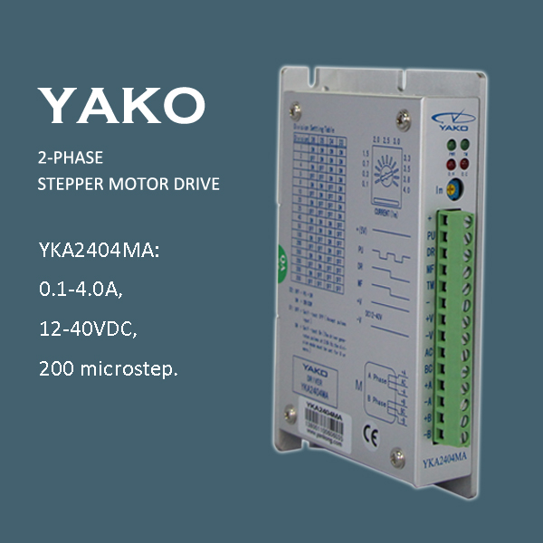 Hot sale 2 Phase Stepper Driver YKA2404MA,Low noise ,similar with Leadshine