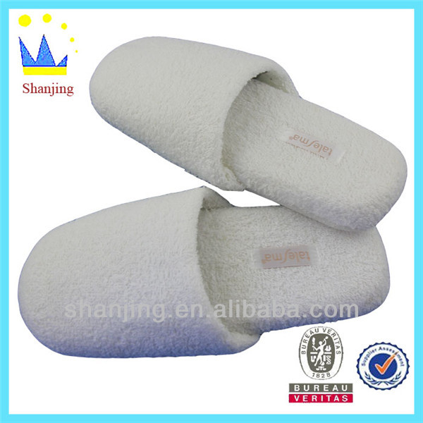 manufacturer personalized close toe terry slippers men hotel slippers