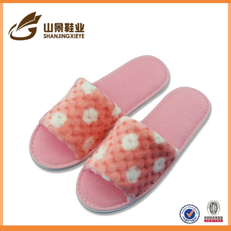 colorful new style factory made washable hotel slippers