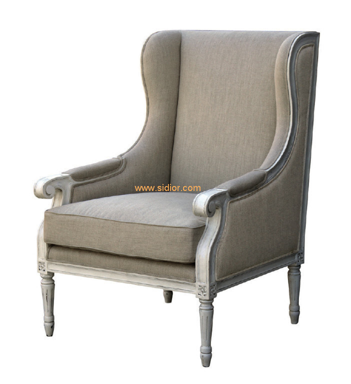 (CL-2215) Antique Hotel Restaurant Room Furniture Wooden Leisure Arm Chair