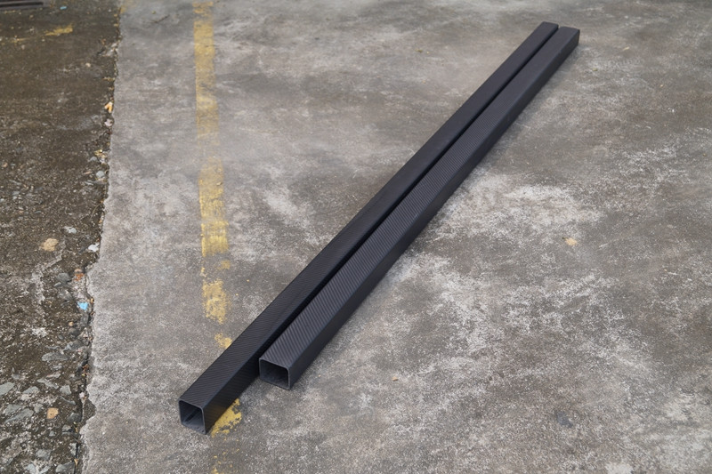 High temperature resistance 3k carbon fiber square tube/pipe
