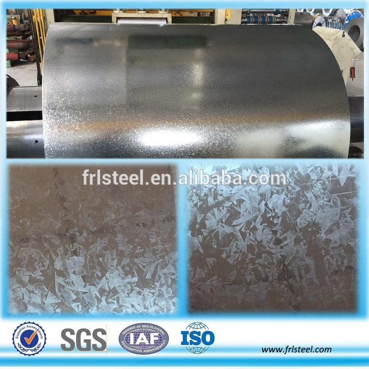 regular spangle Galvanized steel sheet coil price 0.25mm - 2.5mm