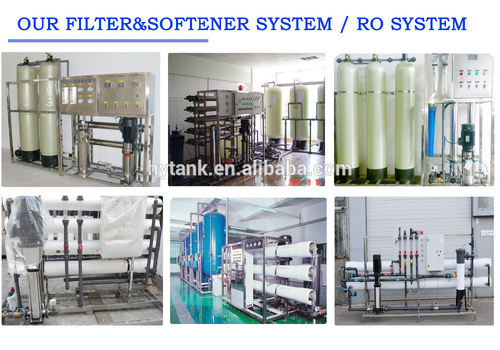 Industrial frp water softener tank / activated carbon filter price / Large capacity automatic Ion exchange resin water softner