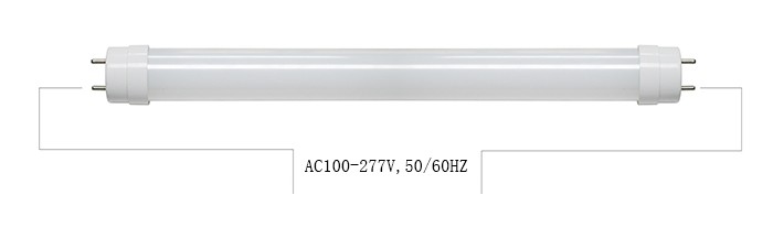 UL DLC Listed led tube 130lm/w 14w 1800lm glass led tube plug and play