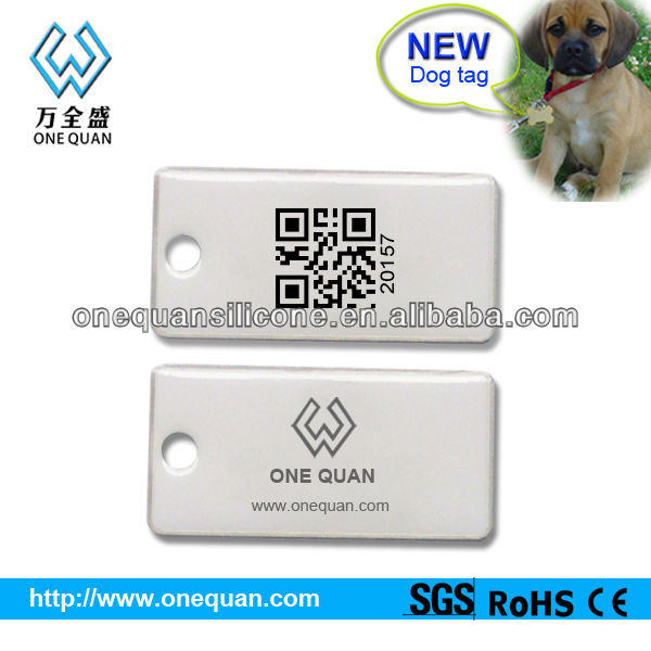 New arrive!!!Metal Blank wholesale dog id tag, QR Code dog id tag for promotional items