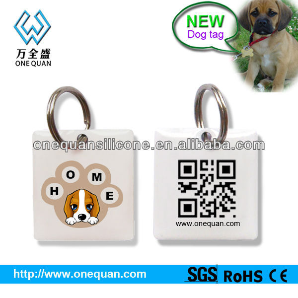 New arrive!!!Metal Blank wholesale dog id tag, QR Code dog id tag for promotional items