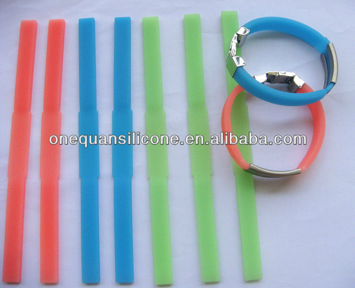 Custom unique QR laser sport id wristband with clasp fastener