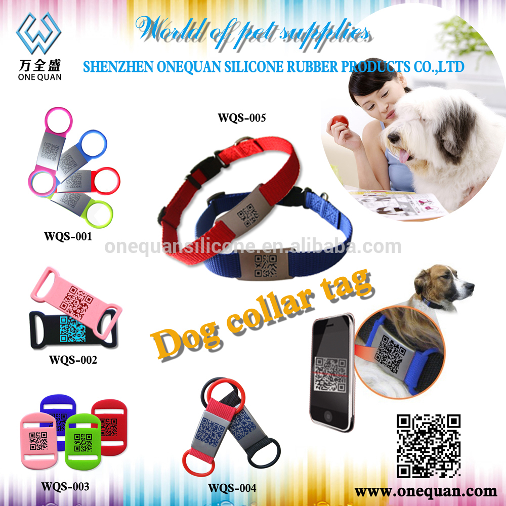 Trade Assurance gold supplier high qualy dog training collar with metal tag