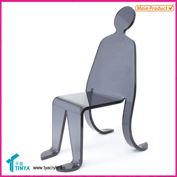 New Products Furniture Manufacturer Wholesale Modern Furniture Clear Desk Chair Blue Acrylic Chair Clear Acrylic Office Chair