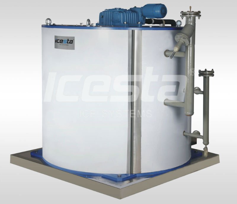 Fresh Water flake ice evaporator flake ice drum 30t/24hrs
