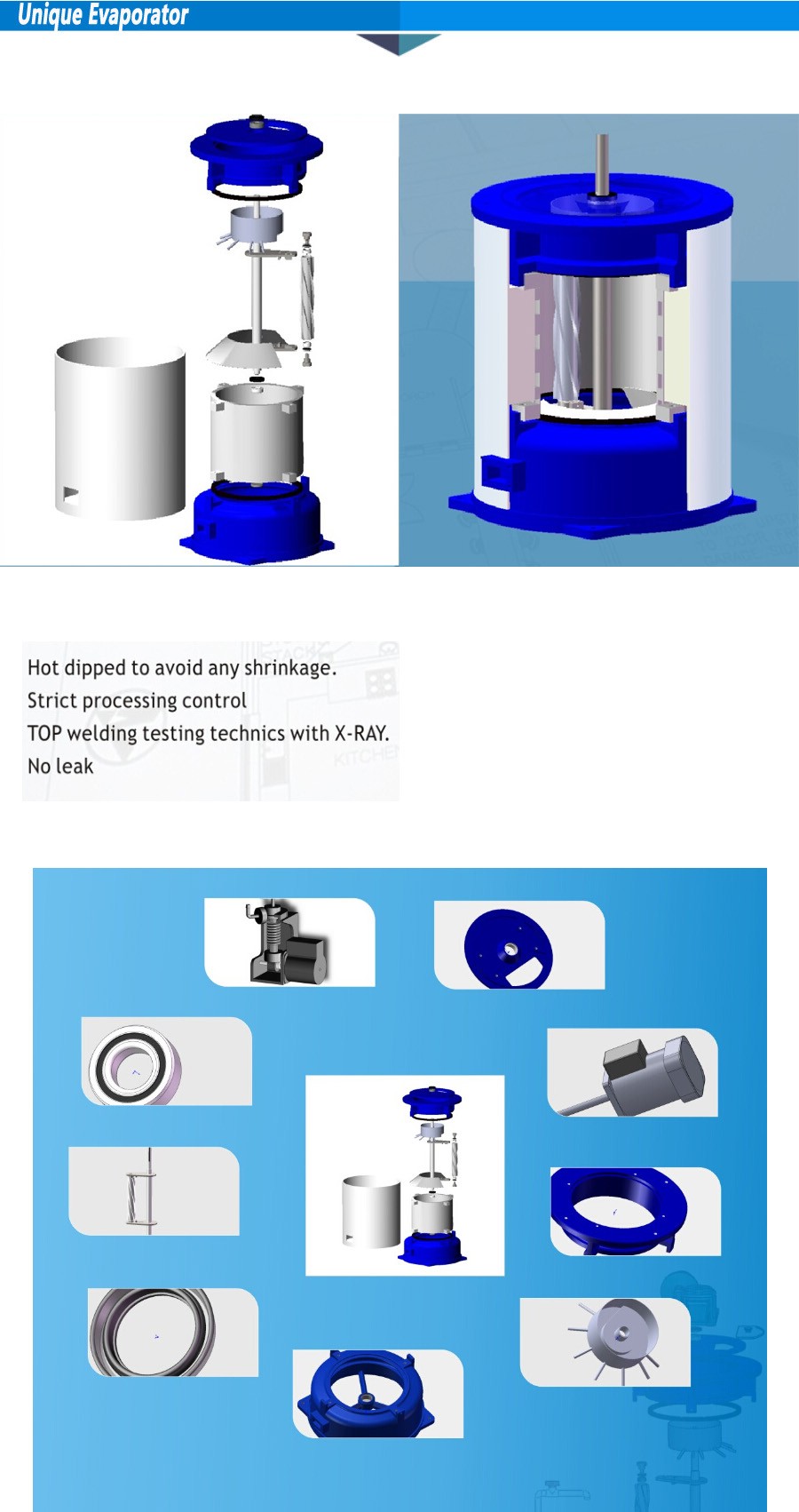 CE Flake Ice Evaporator appliance 0.5t/24hrs