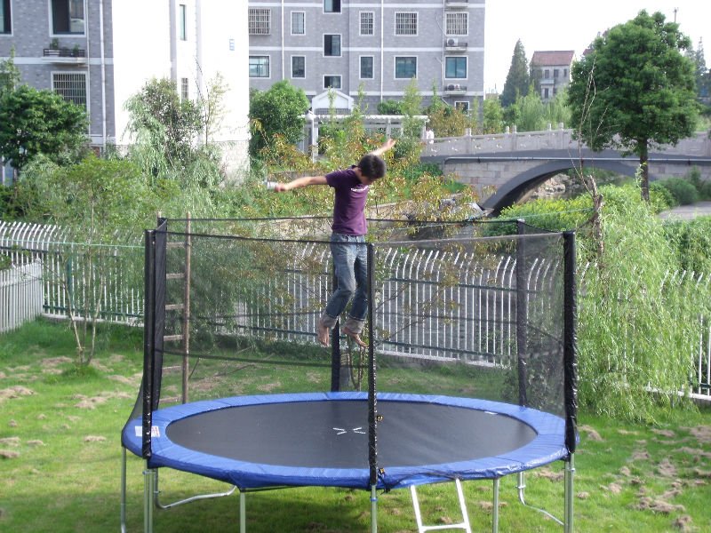 13ft Sport Trampoline With Enclosure For Adults
