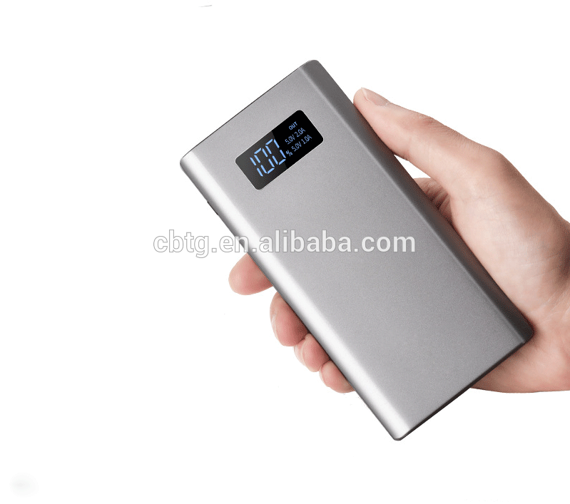 portable power bank external battery charger 10000mah with Digital screen