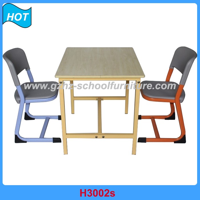 Fashion School Library Furniture Children Reading Desk and Chair