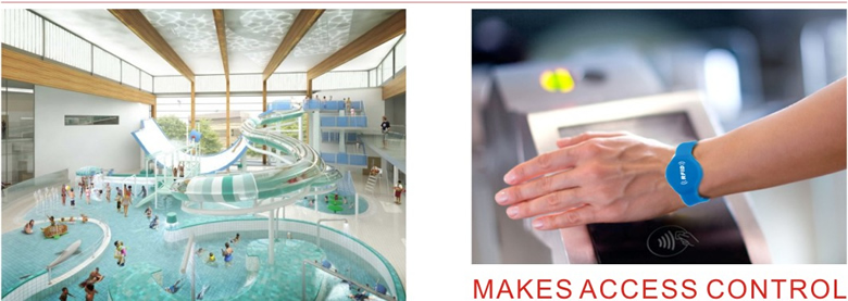 RFID LF Chips PVC Wristband