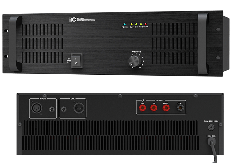 Hottest professional pa system one channel 3U audio sound high power amplifier