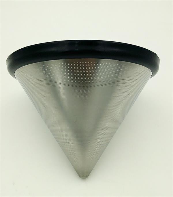 Washable & Reusable Stainless Steel Cone Coffee Filter Fits for Chemex 6, 8 & 10 Cup Coffee Makers