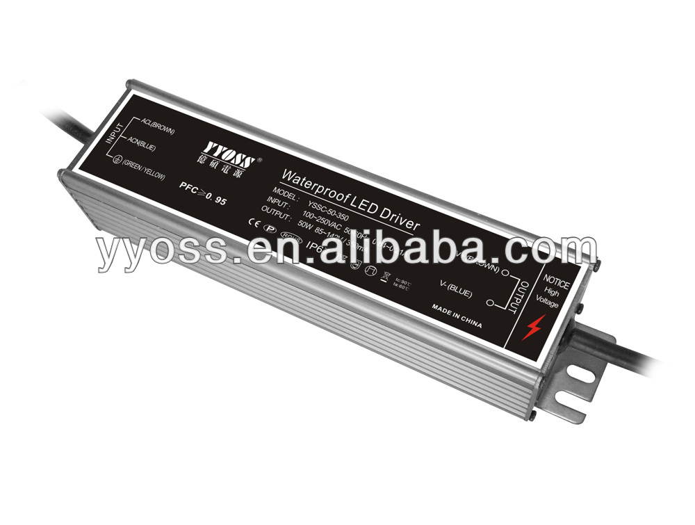 25w 300ma - 1400ma 0-10v dimmable constant waterproof current led driver